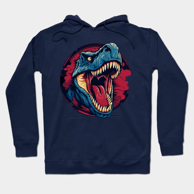 Roaring Ferocious Giganotosaurus Design Hoodie by Terra Fossil Merch